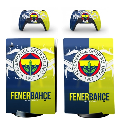 Fenerbahce FC decal skin for PS5 Digital Console and two C.. Fenerbahce FC decal skin for PS5 Digital Console and two C..