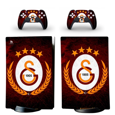 Galatasaray FC decal skin for PS5 Digital Console and two .. Galatasaray FC decal skin for PS5 Digital Console and two ..