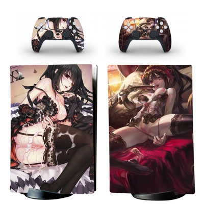 Date A Live decal skin for PS5 Digital Console and two Con.. Date A Live decal skin for PS5 Digital Console and two Con..
