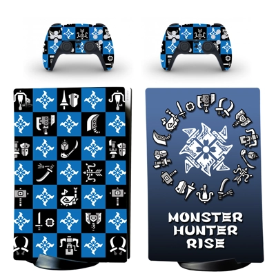 Monster Hunter Rise decal skin for PS5 Digital Console and.. Monster Hunter Rise decal skin for PS5 Digital Console and..