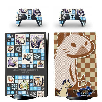 Monster Hunter Rise decal skin for PS5 Digital Console and.. Monster Hunter Rise decal skin for PS5 Digital Console and..