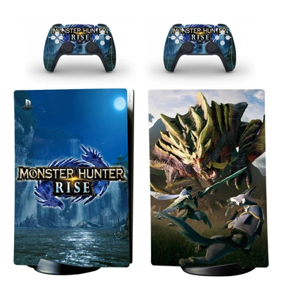 Monster Hunter Rise decal skin for PS5 Digital Console and.. Monster Hunter Rise decal skin for PS5 Digital Console and..