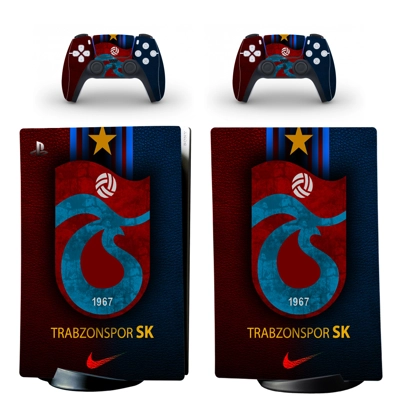 Trabzonspor FT decal skin for PS5 Digital Console and two .. Trabzonspor FT decal skin for PS5 Digital Console and two ..