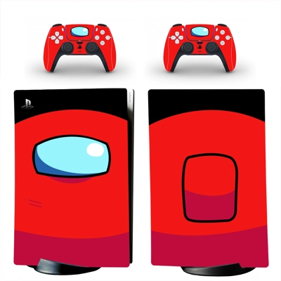 Among Us decal skin for PS5 Digital Console and two Contro.. Among Us decal skin for PS5 Digital Console and two Contro..