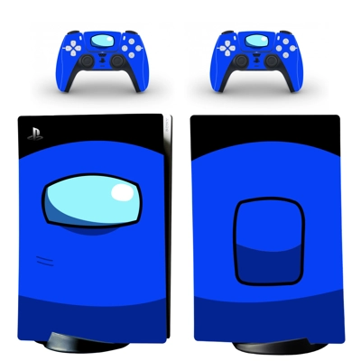 Among Us decal skin for PS5 Digital Console and two Controllers