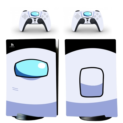 Among Us decal skin for PS5 Digital Console and two Controllers