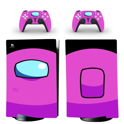 Among Us decal skin for PS5 Digital Console and two Contro.. Among Us decal skin for PS5 Digital Console and two Contro..