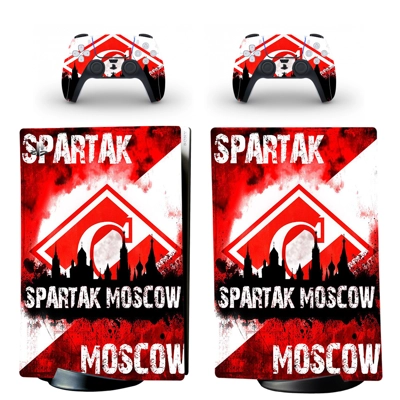 Spartak Moscow FC decal skin for PS5 Digital Console and two Controllers
