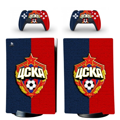 CSKA Moscow decal skin for PS5 Digital Console and two Con.. CSKA Moscow decal skin for PS5 Digital Console and two Con..