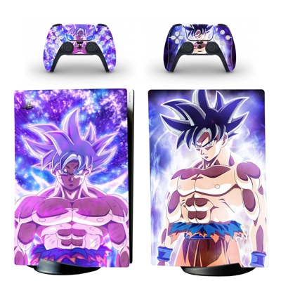 Dragon Ball decal skin for PS5 Digital Console and two Con.. Dragon Ball decal skin for PS5 Digital Console and two Con..