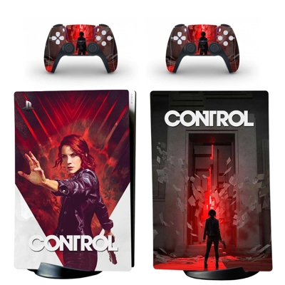 Control decal skin for PS5 Digital Console and two Control.. Control decal skin for PS5 Digital Console and two Control..