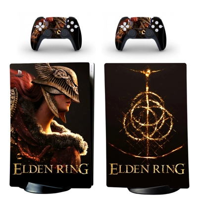 Elden Ring decal skin for PS5 Digital Console and two Cont.. Elden Ring decal skin for PS5 Digital Console and two Cont..