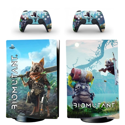 Biomutant decal skin for PS5 Digital Console and two Contr.. Biomutant decal skin for PS5 Digital Console and two Contr..