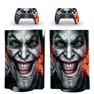 The Joker decal skin for PS5 Digital Console and two Contr.. The Joker decal skin for PS5 Digital Console and two Contr..