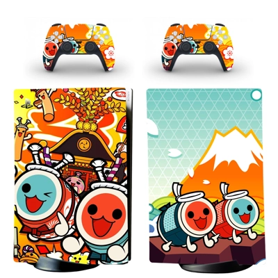 Taiko no Tatsujin decal skin for PS5 Digital Console and t.. Taiko no Tatsujin decal skin for PS5 Digital Console and t..