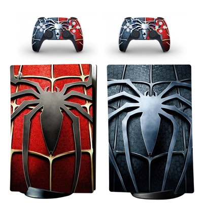 Spiderman decal skin for PS5 Digital Console and two Contr.. Spiderman decal skin for PS5 Digital Console and two Contr..