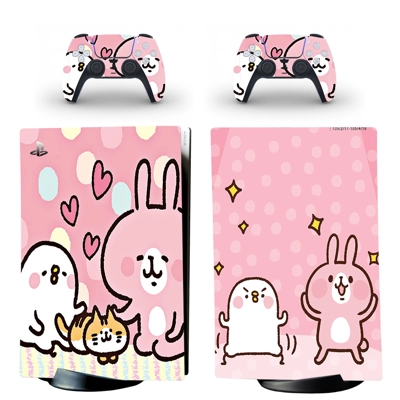 Rabbit Chicken decal skin for PS5 Digital Console and two .. Rabbit Chicken decal skin for PS5 Digital Console and two ..