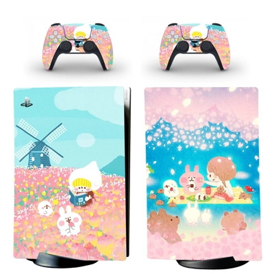 Rabbit Chicken decal skin for PS5 Digital Console and two .. Rabbit Chicken decal skin for PS5 Digital Console and two ..