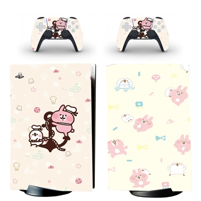 Rabbit Chicken decal skin for PS5 Digital Console and two .. Rabbit Chicken decal skin for PS5 Digital Console and two ..