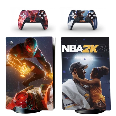 Spider Man Kobe Bryant decal skin for PS5 Digital Console .. Spider Man Kobe Bryant decal skin for PS5 Digital Console ..