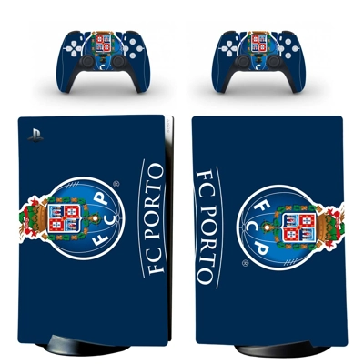 Porto Football Club decal skin for PS5 Digital Console and two Controllers
