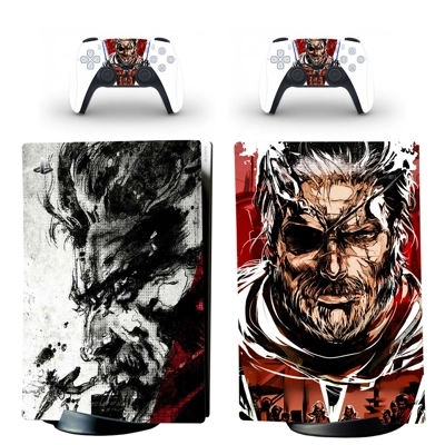 Metal Gear decal skin for PS5 Digital Console and two Cont.. Metal Gear decal skin for PS5 Digital Console and two Cont..