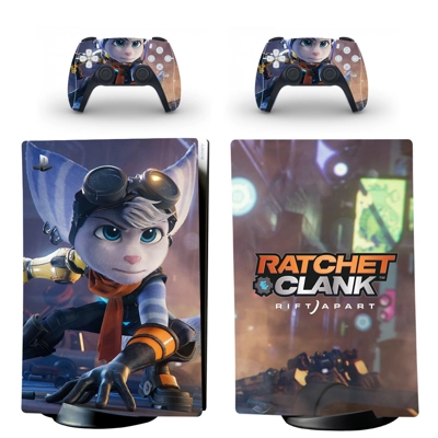 Ratchet & Clank Rift Apart decal skin for PS5 Digital Cons.. Ratchet & Clank Rift Apart decal skin for PS5 Digital Cons..