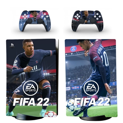 FIFA 22 decal skin for PS5 Digital Console and two Control.. FIFA 22 decal skin for PS5 Digital Console and two Control..