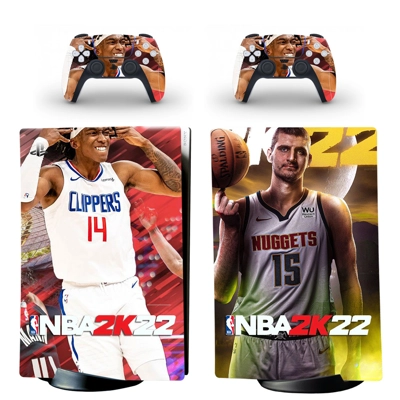 NBA 2K22 decal skin for PS5 Digital Console and two Contro.. NBA 2K22 decal skin for PS5 Digital Console and two Contro..