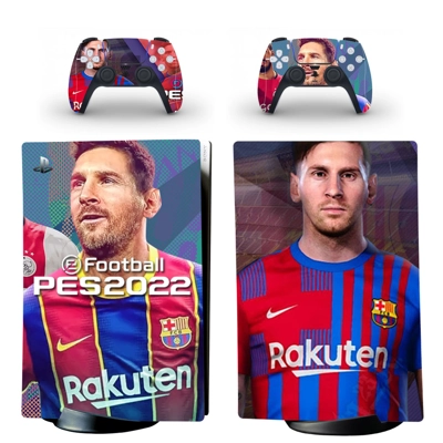 PES 2022 decal skin for PS5 Digital Console and two Contro.. PES 2022 decal skin for PS5 Digital Console and two Contro..