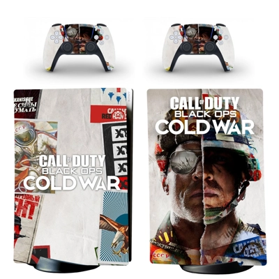 COD Cold War decal skin for PS5 Digital Console and two Co.. COD Cold War decal skin for PS5 Digital Console and two Co..