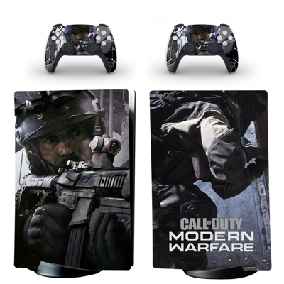 COD Cold War decal skin for PS5 Digital Console and two Controllers