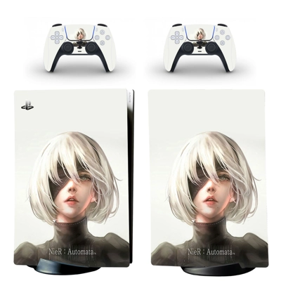 NieR Automata decal skin for PS5 Digital Console and two C.. NieR Automata decal skin for PS5 Digital Console and two C..