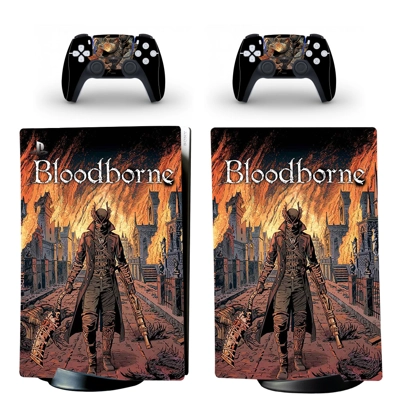 Bloodborne decal skin for PS5 Digital Console and two Cont.. Bloodborne decal skin for PS5 Digital Console and two Cont..