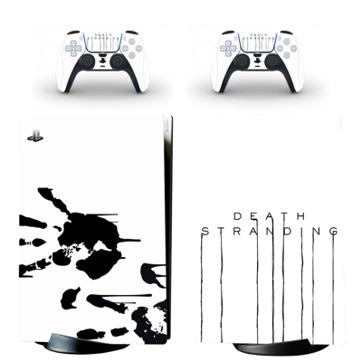 Death Stranding decal skin for PS5 Digital Console and two.. Death Stranding decal skin for PS5 Digital Console and two..