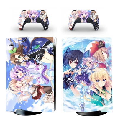 Hyperdimension Neptunia decal skin for PS5 Digital Console.. Hyperdimension Neptunia decal skin for PS5 Digital Console..