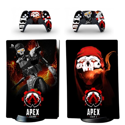 Apex Legends decal skin for PS5 Digital Console and two Co.. Apex Legends decal skin for PS5 Digital Console and two Co..