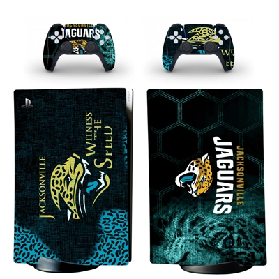 Jacksonville Jaguars decal skin for PS5 Digital Console an.. Jacksonville Jaguars decal skin for PS5 Digital Console an..