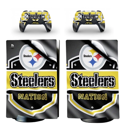 Pittsburgh Steelers decal skin for PS5 Digital Console and.. Pittsburgh Steelers decal skin for PS5 Digital Console and..