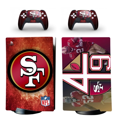 San Francisco 49ers decal skin for PS5 Digital Console and.. San Francisco 49ers decal skin for PS5 Digital Console and..