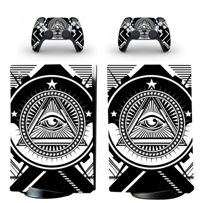 Eye of Providence decal skin for PS5 Digital Console and t.. Eye of Providence decal skin for PS5 Digital Console and t..