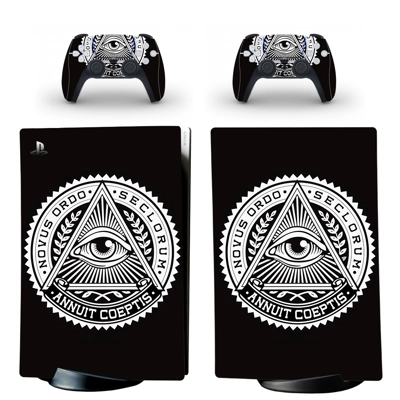 Eye of Providence decal skin for PS5 Digital Console and t.. Eye of Providence decal skin for PS5 Digital Console and t..