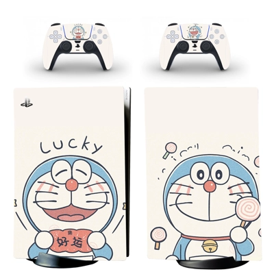 Anime Doraemon decal skin for PS5 Digital Console and two .. Anime Doraemon decal skin for PS5 Digital Console and two ..