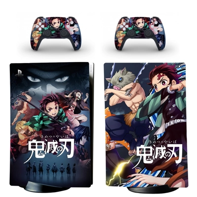 Demon Slayer Kimetsu no Yaiba decal skin for PS5 Digital C.. Demon Slayer Kimetsu no Yaiba decal skin for PS5 Digital C..