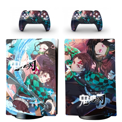 Demon Slayer Kimetsu no Yaiba decal skin for PS5 Digital C.. Demon Slayer Kimetsu no Yaiba decal skin for PS5 Digital C..