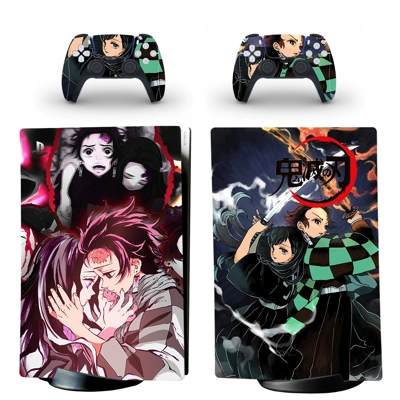 Demon Slayer Kimetsu no Yaiba decal skin for PS5 Digital C.. Demon Slayer Kimetsu no Yaiba decal skin for PS5 Digital C..