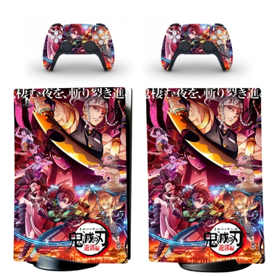Demon Slayer Kimetsu no Yaiba decal skin for PS5 Digital C.. Demon Slayer Kimetsu no Yaiba decal skin for PS5 Digital C..