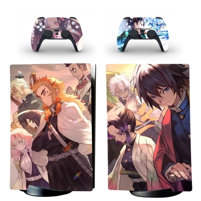 Demon Slayer Kimetsu no Yaiba decal skin for PS5 Digital C.. Demon Slayer Kimetsu no Yaiba decal skin for PS5 Digital C..
