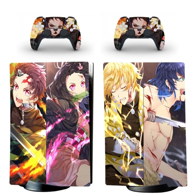 Demon Slayer Kimetsu no Yaiba decal skin for PS5 Digital C.. Demon Slayer Kimetsu no Yaiba decal skin for PS5 Digital C..