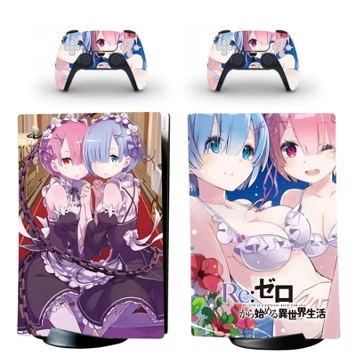 Date A Live decal skin for PS5 Digital Console and two Con.. Date A Live decal skin for PS5 Digital Console and two Con..